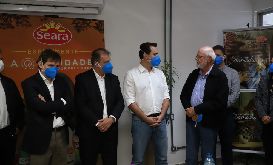 Governador Carlos Massa Ratinho Junior durante visita a JBS  -  Foto: Ari Dias/AEN