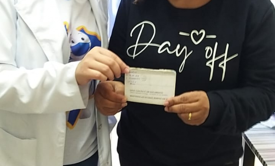 Vacinação de professores.Campo Mourão. Foto:SEED