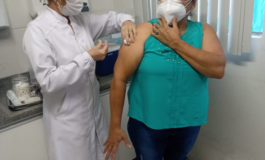 Vacinação de professores.Farol..Foto:SEED