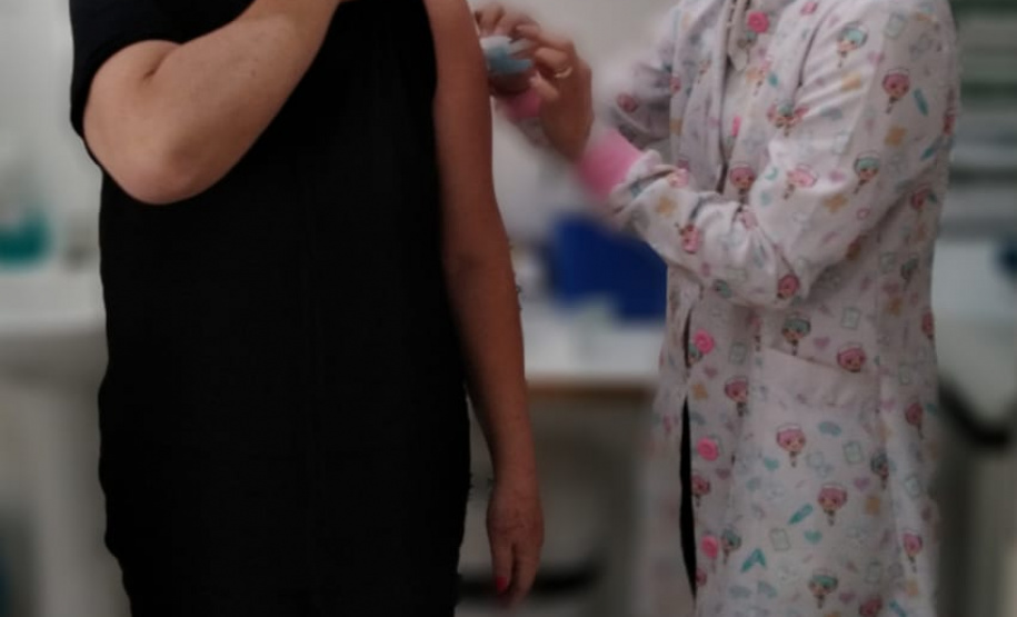 Vacinação de professoresFênix.Foto:SEED