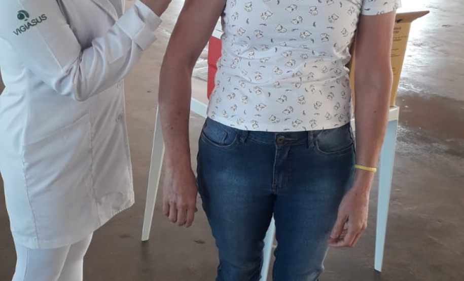 Vacinação de professores. Goioerê. Foto:SEED