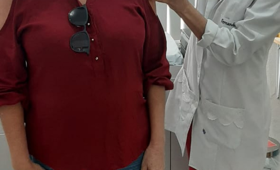 Vacinação de professores. Fênix..Foto:SEED