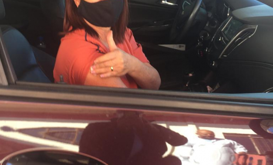 Vacinação de professores. Apucarana. Foto:SEED