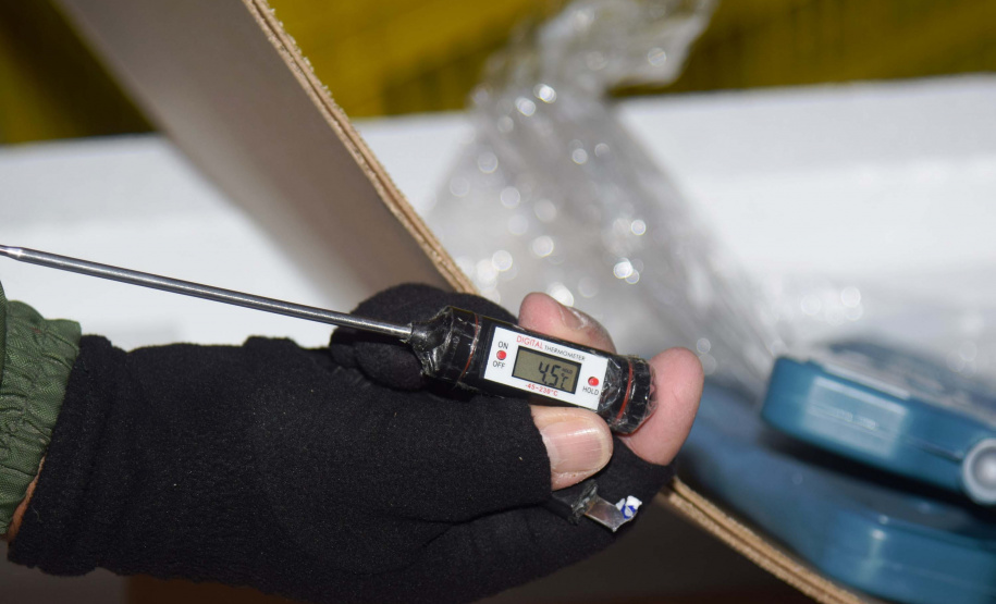 O Paraná recebeu mais 62 mil doses da vacina Coronavac, da parceria entre Sinovac e Instituto Butantan, nesta sexta-feira (14). As doses se referem a uma atualização na 19ª pauta de distribuição de vacinas contra a Covid-19 do Ministério da Saúde. Foto: Américo Antonio/SESA