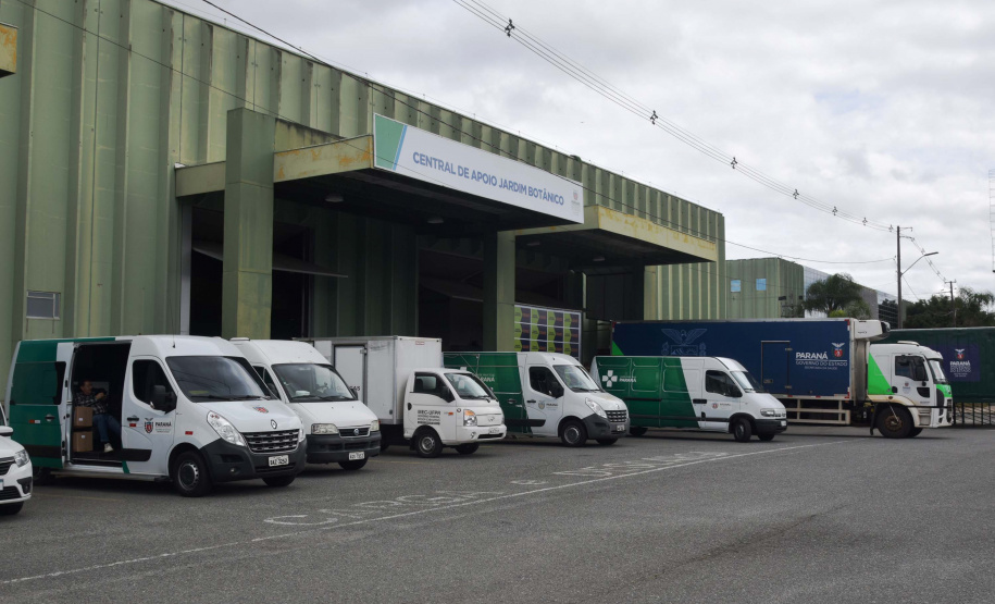 A Secretaria de Estado da Saúde (Sesa) iniciou nesta sexta-feira (14) a distribuição de mais 170.285 medicamentos elencados no chamado “kit de intubação” para pacientes internados com coronavírus. Ao todo 59 hospitais do Plano de Atendimento Covid-19 nas 22 Regionais de Saúde irão receber os medicamentos.Foto: Américo Antonio/SESA