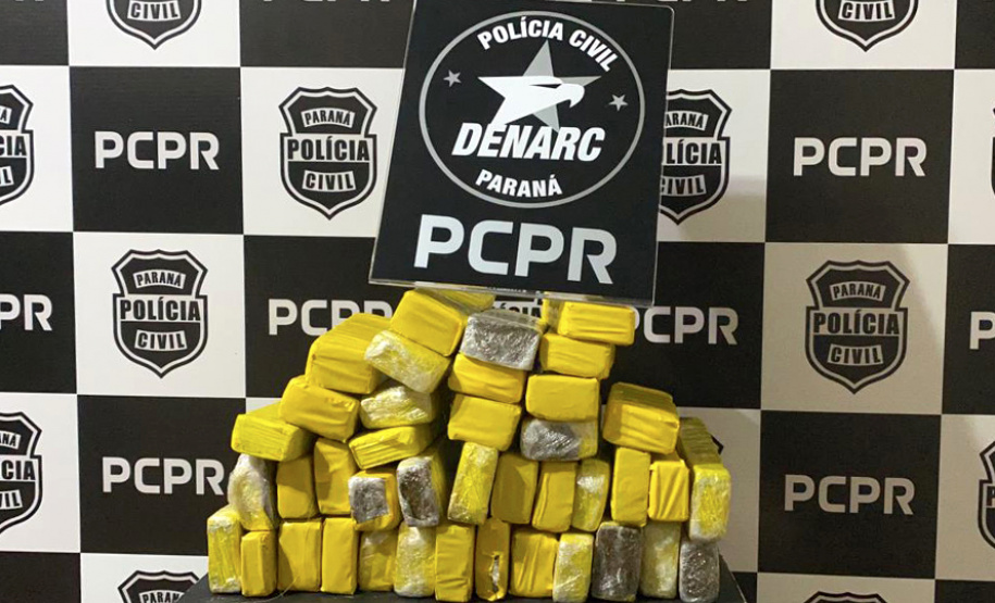 As forças de segurança pública do Paraná apreenderam 36,8 toneladas a mais de drogas no primeiro trimestre de 2021, em comparação com o mesmo período do ano passado. O número representa um aumento de 148,06% nas apreensões, segundo os dados da Secretaria Estadual da Segurança Pública, divulgado nesta segunda-feira (17/05). - Curitiba, 17/05/2021 - Foto: SESP/PR