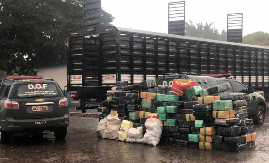 As forças de segurança pública do Paraná apreenderam 36,8 toneladas a mais de drogas no primeiro trimestre de 2021, em comparação com o mesmo período do ano passado. O número representa um aumento de 148,06% nas apreensões, segundo os dados da Secretaria Estadual da Segurança Pública, divulgado nesta segunda-feira (17/05). - Curitiba, 17/05/2021 - Foto: SESP/PR