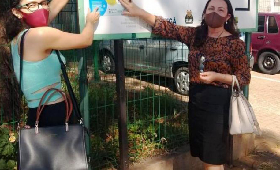 No Dia Nacional de Enfrentamento ao Abuso e Exploração Sexual de Crianças e Adolescentes, Secretaria de Justiça e Secretaria da Segurança promovem ação de conscientização nas ruas - Curitiba, 17/05/2021 - Foto: SEJUF