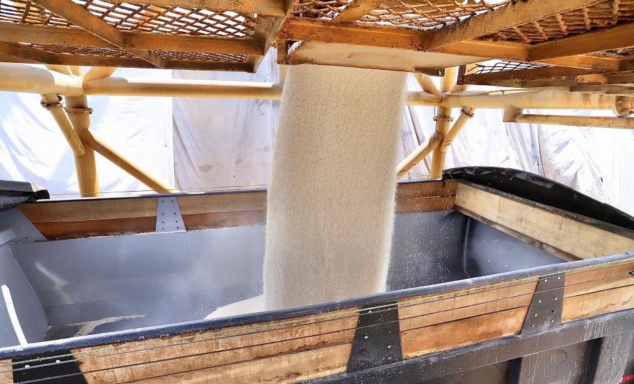 Descarga de fertilizantes está mais eficiente e a produtividade média, por dia, cresceu 20% em 2021. No primeiro quadrimestre deste ano foram 42.890 toneladas de adubo descarregadas diariamente. - Paranaguá, 19/05/2021 - Foto: Claudio Neves/Portos do Paraná