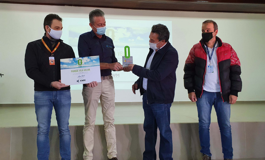 Durante a entrega do selo Aterro Zero, no Parque Estadual Vila Velha, nos Campos Gerais, nesta quarta-feira (19), o secretário do Desenvolvimento Sustentável e do Turismo, Márcio Nunes, destacou que o parque entra para hostoria do país e atende o conceito de sustentabilidade do Governo do Estado. - Vila Velha, 19/05/2021 - Foto: SEDEST/IAT