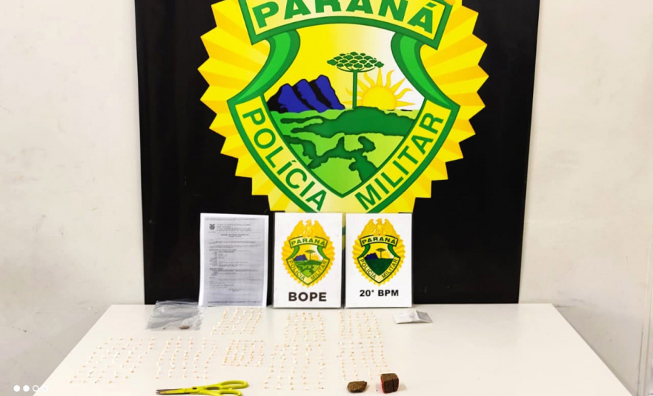 PM desmantela esquema de tráfico de drogas no Bairro Alto e cumpre 13 Mandados de Prisão e seis de Busca e Apreensão na Capital e RMC  -  Curitiba, 20 de maio de 2021. Operação Iracema  - Foto: Soldado Amanda Morais
