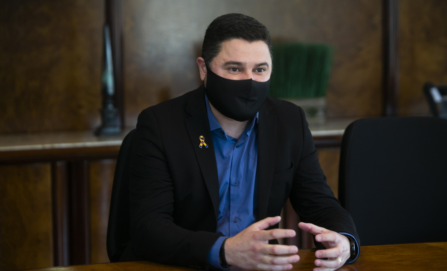 Celepar e Fiep fazem mapeamento inédito de governo digital Leandro Moura, presidente da Celepar.  -  Foto: Gelson Bampi/FIEP