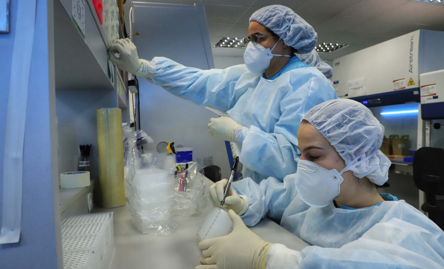 Paraná mantém liderança nacional em testagem padrão ouro para detecção da Covid-19. Foto: José Fernando Ogura/AEN