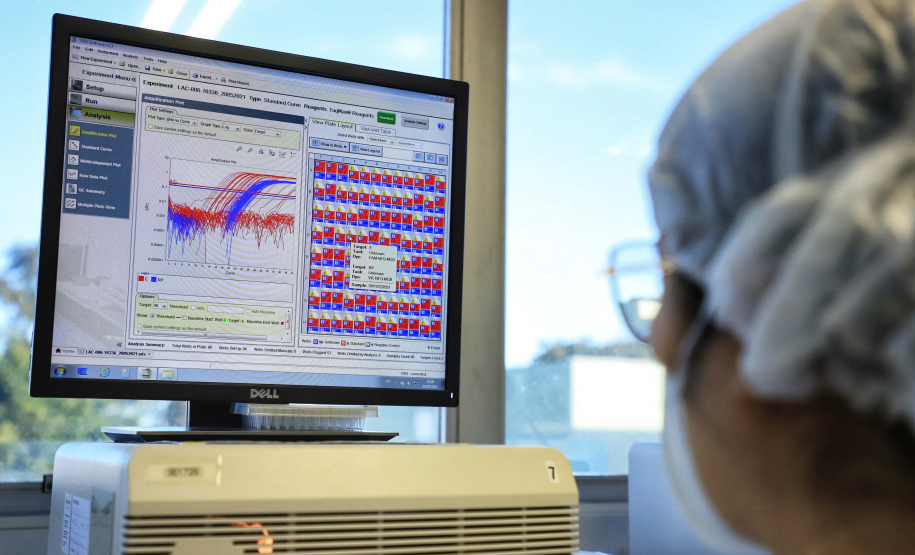 Paraná mantém liderança nacional em testagem padrão ouro para detecção da Covid-19. Foto: José Fernando Ogura/AEN