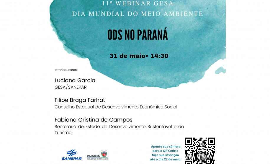 A Sanepar está promovendo o 11º. Webinar GESA, sobre os ?Objetivos do Desenvolvimento Sustentável no Paraná?, evento incluído na programação das comemorações do Estado referentes ao Dia Mundial do Meio Ambiente. O webinar é aberto ao público e ocorrerá de modo virtual no dia 31 de maio, às 14h30.  Na foto, Luciana Garcia  -  Curitiba, 20/05/2021  -  Foto: Sanepar