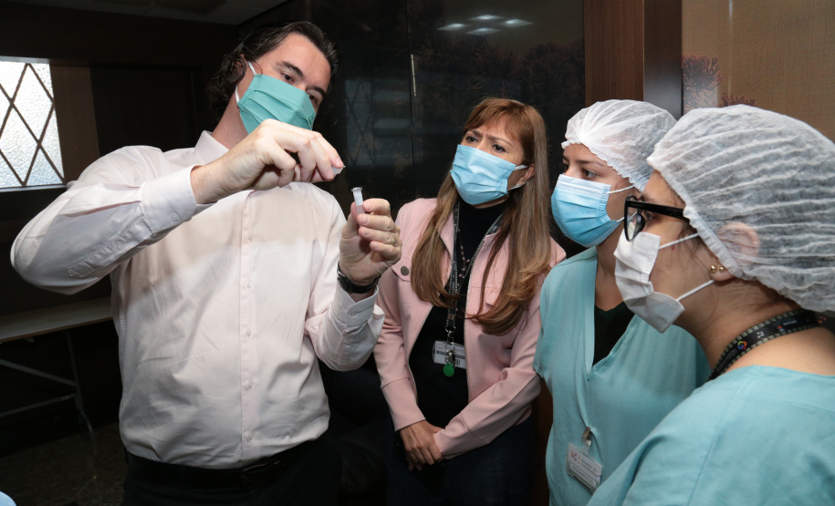 O Complexo Hospitalar do Trabalhador (CHT) irá utilizar mil testes rápidos para diagnóstico da Covid-19 em pacientes e colaboradores nas unidades que compõem o complexo, como o Hospital do Trabalhador, Hospital de Reabilitação, Hospital de Infectologia e Retaguarda Clínica, Hospital da Lapa, e Hospital Regional do Litoral. -  Curitiba, 21/05/2021  -  Foto: Clevis Massolia/CHT