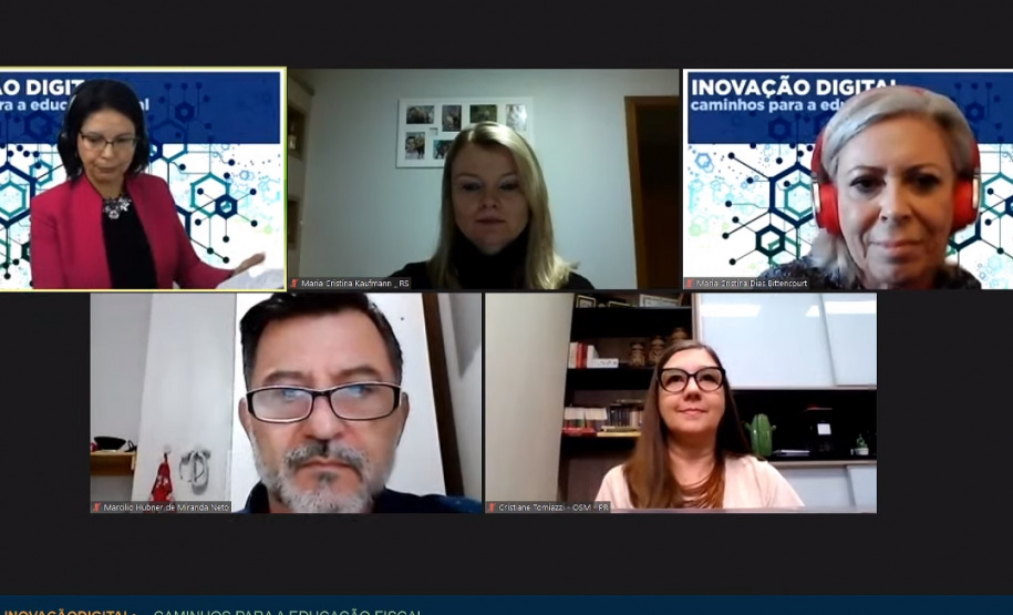 Encontro virtual sobre desafios da Educação Fiscal reuniu mais
de mil participantes. Foto:SEFA