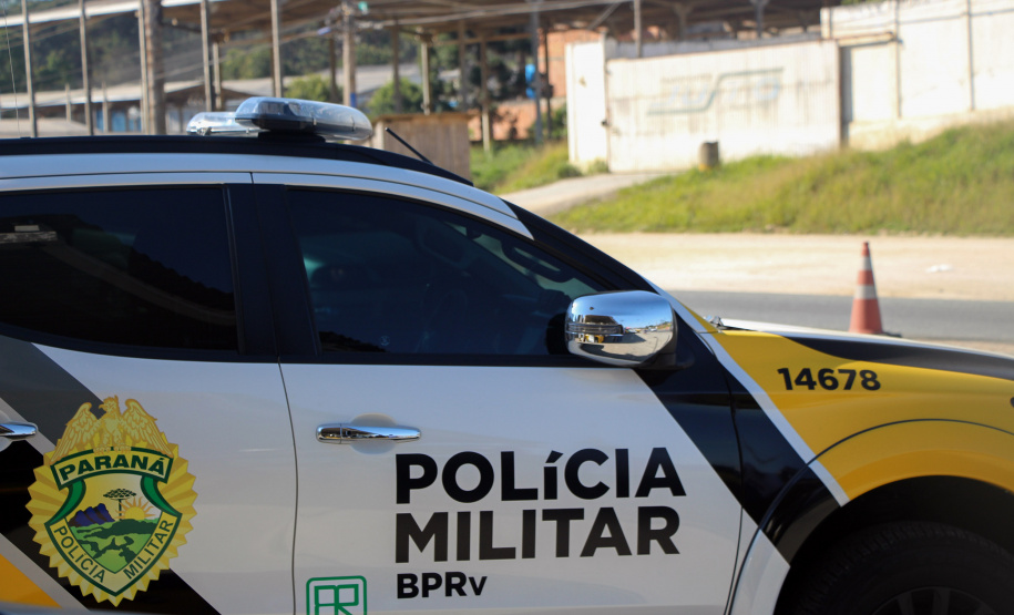 Almirante Tamandaré, 21 de maio de 2021. BPRv realiza blitz educativa alusiva ao Maio Amarelo.