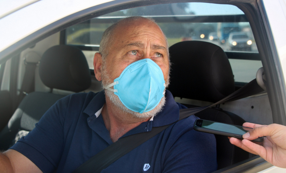 Almirante Tamandaré, 21 de maio de 2021. BPRv realiza blitz educativa alusiva ao Maio Amarelo.