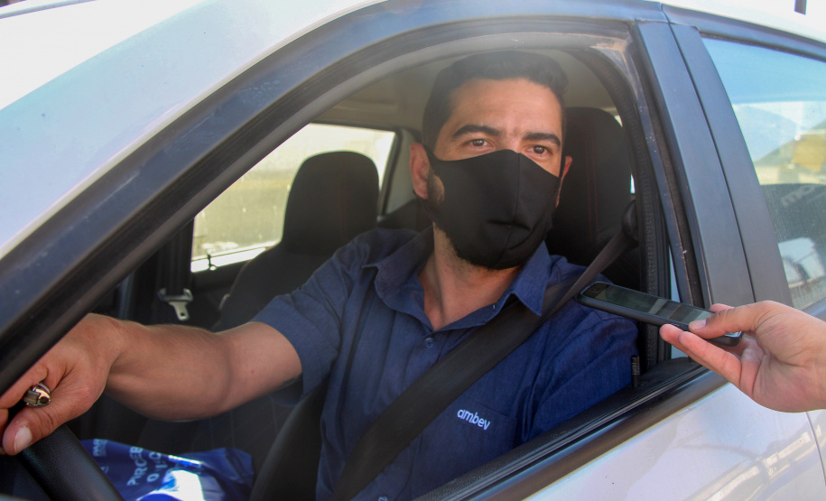 Almirante Tamandaré, 21 de maio de 2021. BPRv realiza blitz educativa alusiva ao Maio Amarelo.