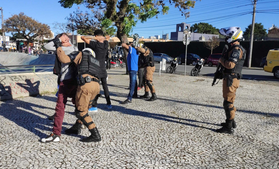 AIFU intensifica ações neste domingo e flagra aglomerações em locais públicos durante fiscalização na Capital
. Foto:SESP