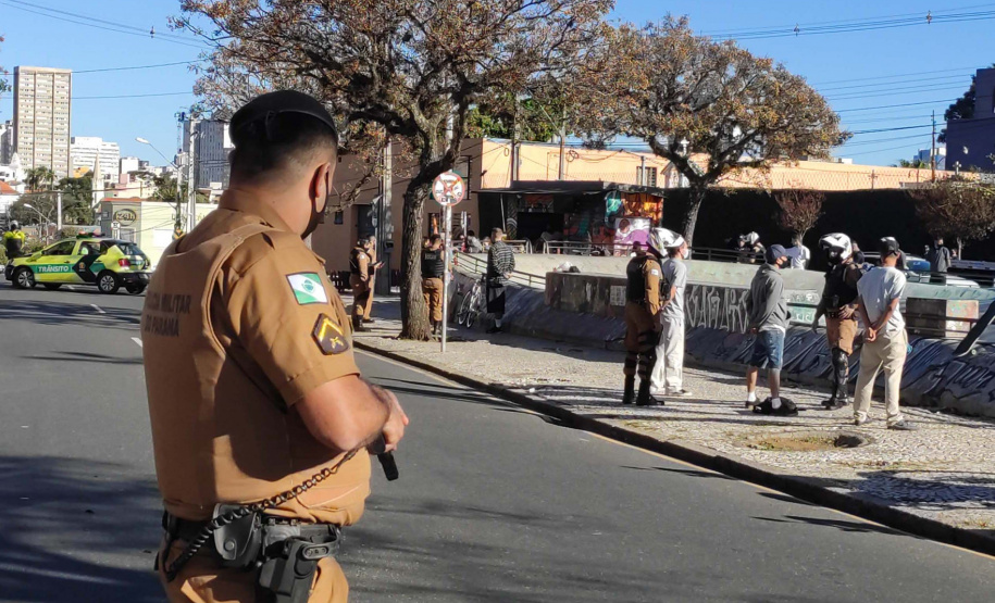 AIFU intensifica ações neste domingo e flagra aglomerações em locais públicos durante fiscalização na Capital
. Foto:SESP
