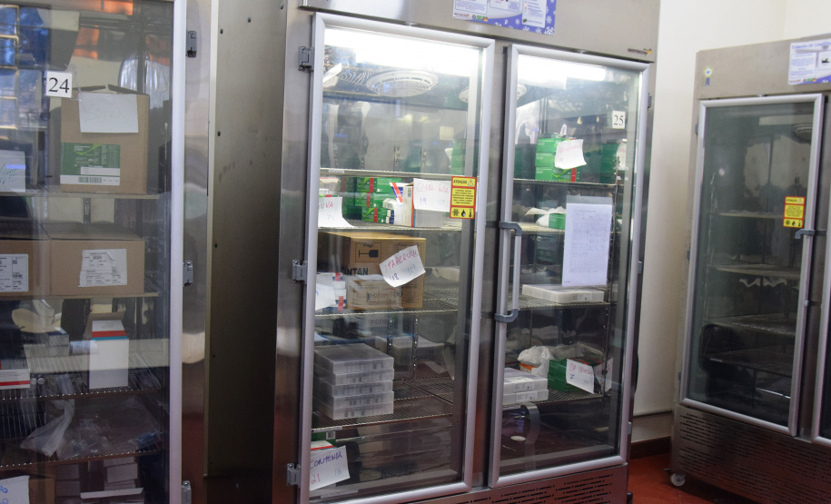 O Governo do Estado descentralizou vacinas contra a Covid-19 da Pfizer/BioNTech para nove municípios do Paraná nesta segunda-feira (24). Ao todo 39.780 doses foram distribuídas para Curitiba, Ponta Grossa, Guarapuava, Foz do Iguaçu, Araucária, Campo Largo, São José dos Pinhais, Colombo e Pinhais. -  24/05/2021  -  Foto: Américo Antonio/SESA