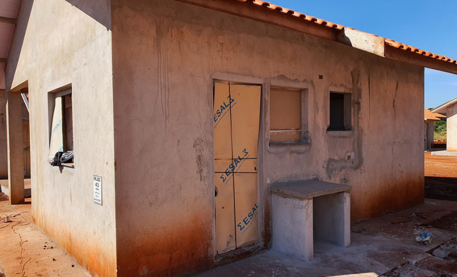 Construção de 41 casas populares em Jardim Alegre chega a 65% de conclusão - Curitiba, 25/05/2021 - Foto: Cohapar