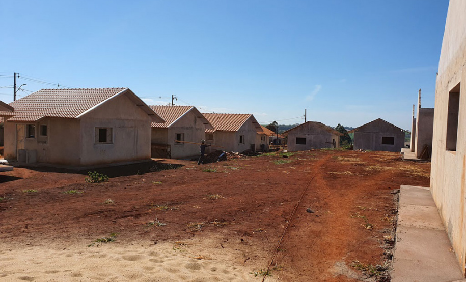 Construção de 41 casas populares em Jardim Alegre chega a 65% de conclusão - Curitiba, 25/05/2021 - Foto: Cohapar