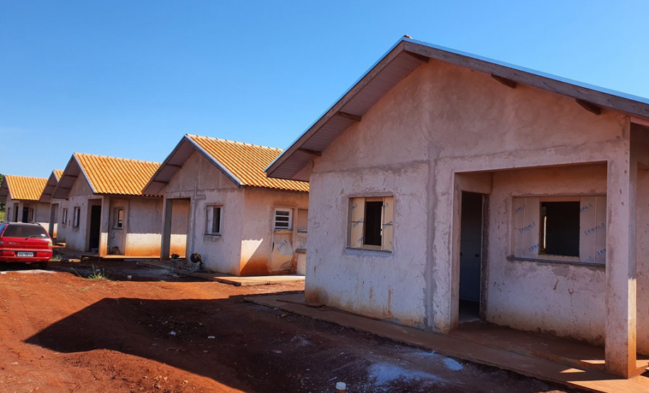 Construção de 41 casas populares em Jardim Alegre chega a 65% de conclusão - Curitiba, 25/05/2021 - Foto: Cohapar
