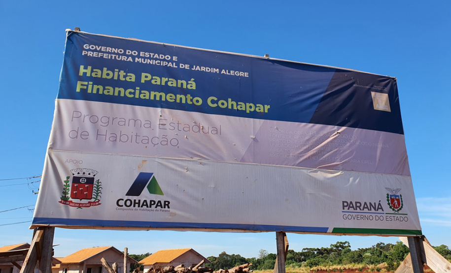 Construção de 41 casas populares em Jardim Alegre chega a 65% de conclusão - Curitiba, 25/05/2021 - Foto: Cohapar