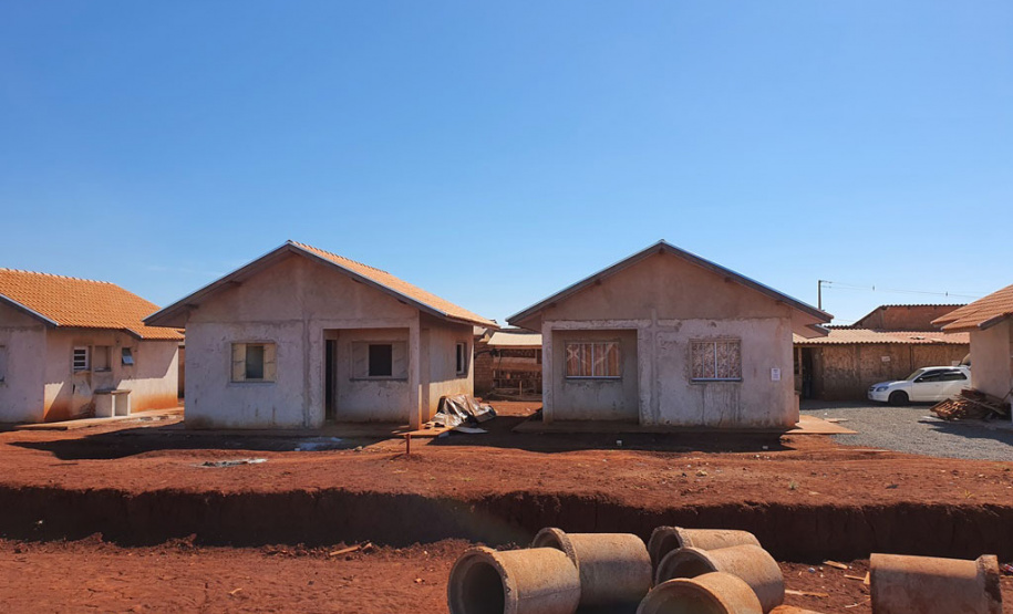Construção de 41 casas populares em Jardim Alegre chega a 65% de conclusão - Curitiba, 25/05/2021 - Foto: Cohapar