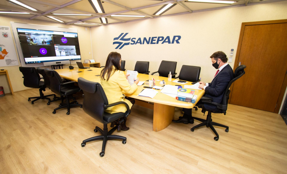 Sanepar e Tecpar firmam convênio para garantir qualidade da água
.Foto:Sanepar