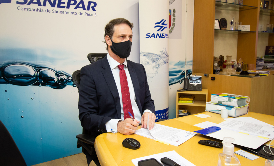 Sanepar e Tecpar firmam convênio para garantir qualidade da água
.Foto:Sanepar