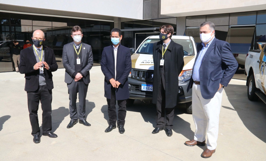 Polícia Científica recebe sete novas viaturas para agilizar serviços operacionais no interior do estado. Foto:SESP