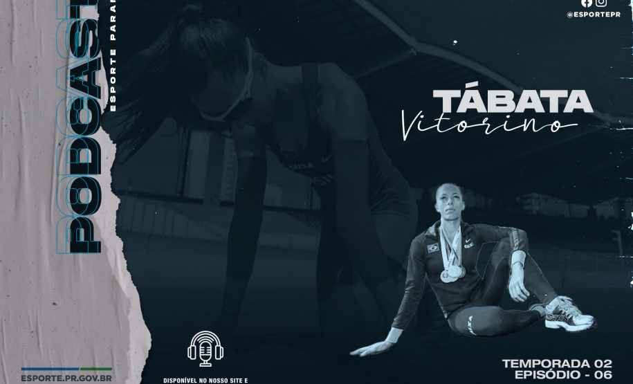 A velocista de 400 metros rasos Tábata Vitorino é a personagem do 13º episódio do programa de Podcast da Superintendência Geral do Esporte. Neste final de semana, a atleta disputará o Campeonato Sul-Americano em busca de uma vaga para Tóquio. O novo episódio, já está disponibilizado na página da Paraná Esporte.  -  Foto: ParanáEsporte