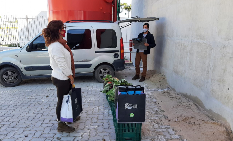 O Governo do Estado desenvolve o projeto Cestas Solidárias, por meio do IDR-Paraná (Instituto de Desenvolvimento Rural do Paraná Iapar-Emater), em parceria com universidades, na Região Metropolitana de Curitiba. - Foto: IDR