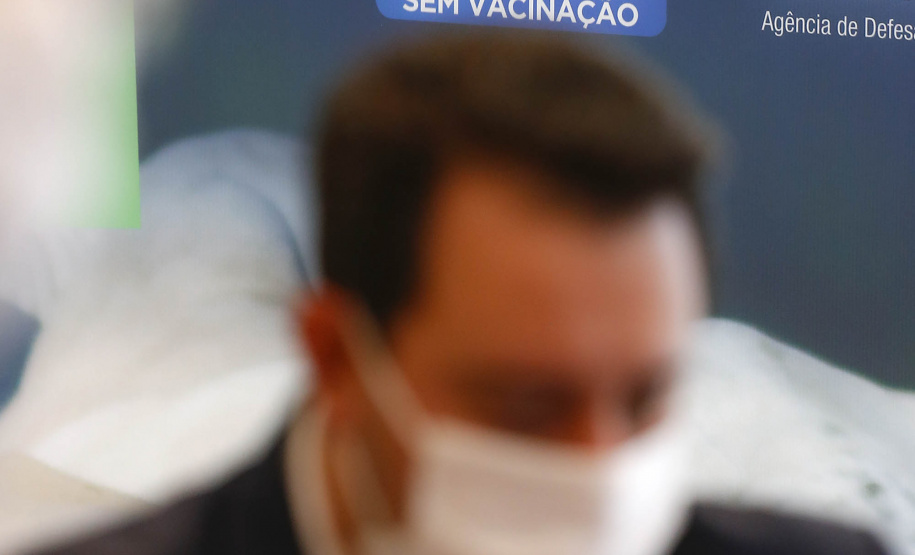 “Esse é o maior anúncio para o agronegócio paranaense nos últimos 50 anos”. Esse é o sentimento do governador Carlos Massa Ratinho Junior ao comemorar o novo status de área livre de febre aftosa sem vacinação, concedido pela Organização Mundial da Saúde Animal (OIE) nesta quinta-feira (27). Foto: Jonathan Campos/AEN