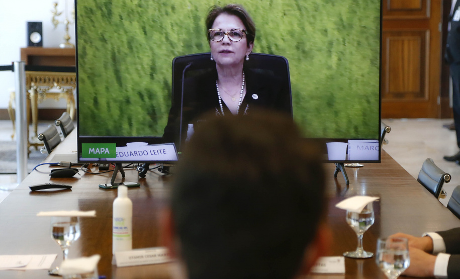 “Esse é o maior anúncio para o agronegócio paranaense nos últimos 50 anos”. Esse é o sentimento do governador Carlos Massa Ratinho Junior ao comemorar o novo status de área livre de febre aftosa sem vacinação, concedido pela Organização Mundial da Saúde Animal (OIE) nesta quinta-feira (27). Foto: Jonathan Campos/AEN