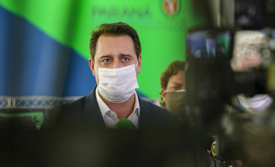 Governador Ratinho Junior destaca o reconhecimento internacional concedido ao Paraná como Área Livre de Febre Aftosa sem Vacinação.
Foto Gilson Abreu/AEN