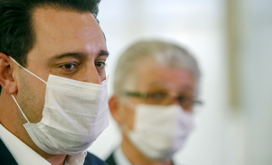 Governador Ratinho Junior destaca o reconhecimento internacional concedido ao Paraná como Área Livre de Febre Aftosa sem Vacinação.
Foto Gilson Abreu/AEN