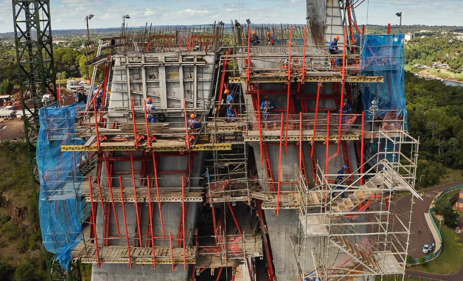 Segunda ponte entre Brasil e Paraguai atinge 57% de execução. Foto:
Alexandre Marchetti/Itaipu Binacional