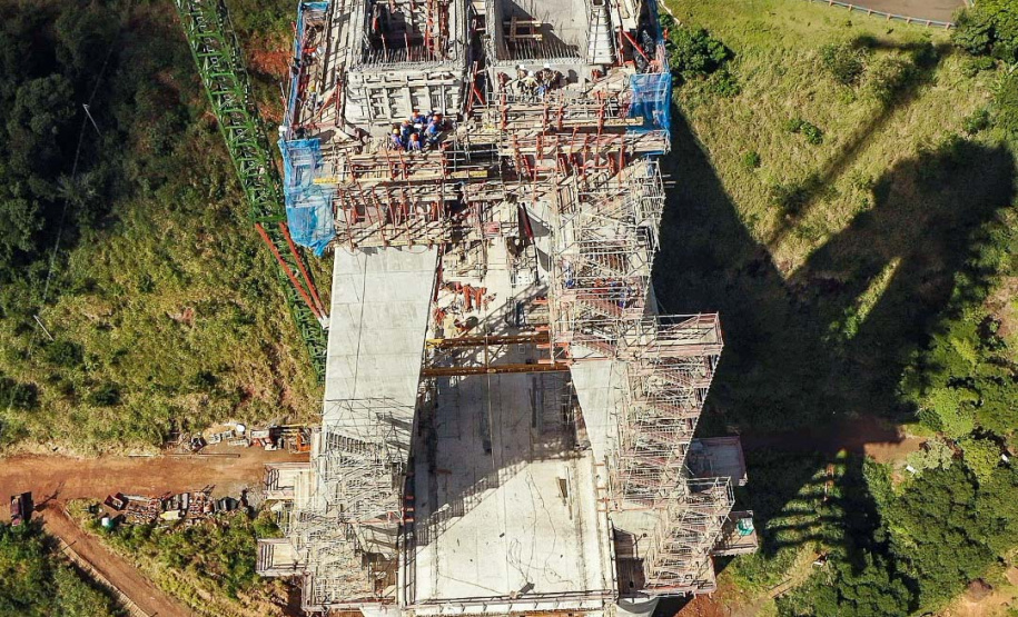 Segunda ponte entre Brasil e Paraguai atinge 57% de execução. Foto:
Alexandre Marchetti/Itaipu Binacional
