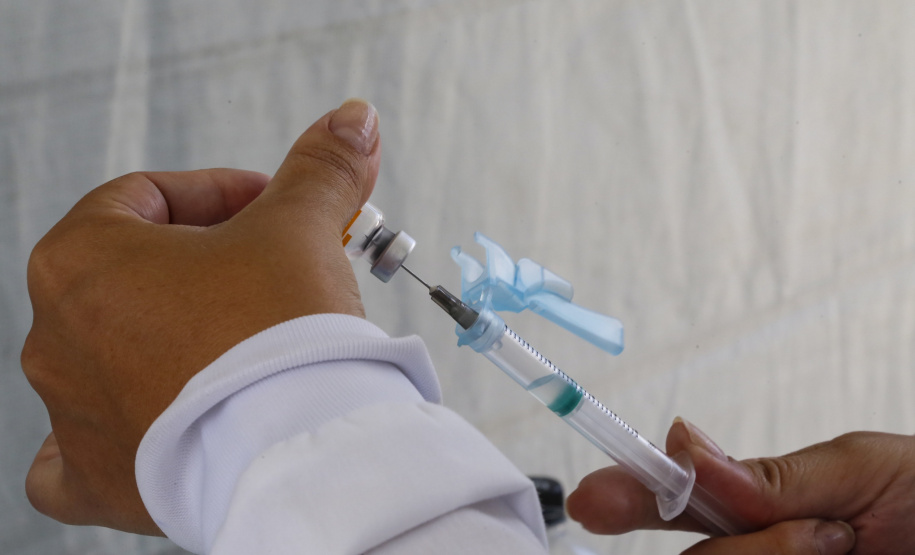 Com eficiência superior a 80%, Paraná ultrapassa 3,6 milhões de vacinas aplicadas contra a Covid-19.
Foto: Gilson Abreu/AEN