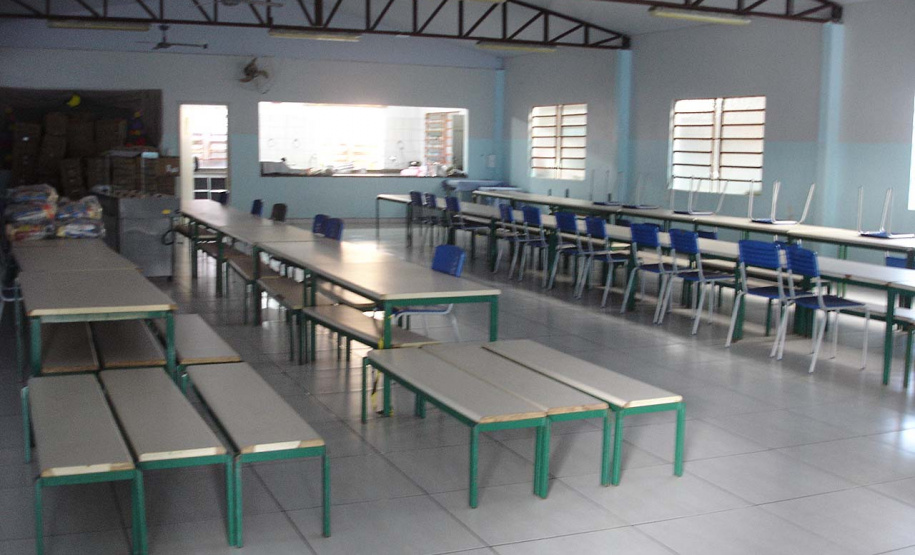 Cohapar entrega obra de reforma do Colégio Estadual de Iporã.REFEITÓRIO DEPOIS DA REFORMA.
.Foto: Cohapar