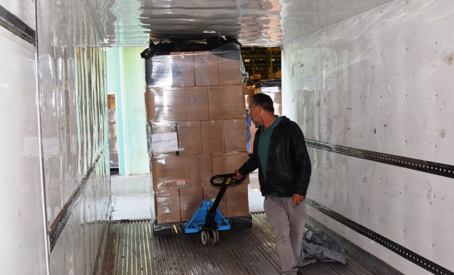 A Secretaria da Saúde do Paraná enviou hoje (29) para as Regionais de Saúde  2.372.000 milhões de seringas descartáveis que serão utilizadas no Programa de Imunizações.  -  Curitiba, 29/05/2021  -  Foto: Américo antonio/SESA