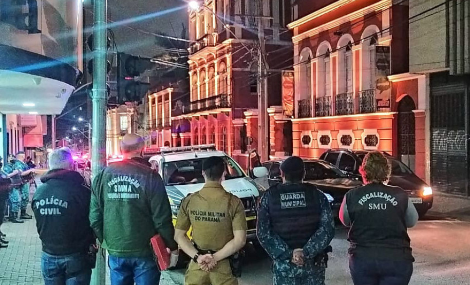 Com medidas mais rígidas, AIFU fecha 17 estabelecimentos e 20 pessoas são encaminhadas neste final de semana na Capital  -  Curitiba, 31/05/2021  -  Foto: PMPR