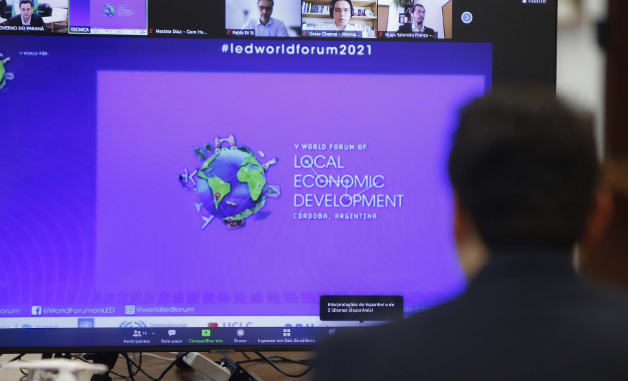 Governador Carlos Massa Ratinho Junior, participa do V Fórum Mundial de Desenvolvimento Econômico Local. Foto: Foto: Jonathan Campos/AEN