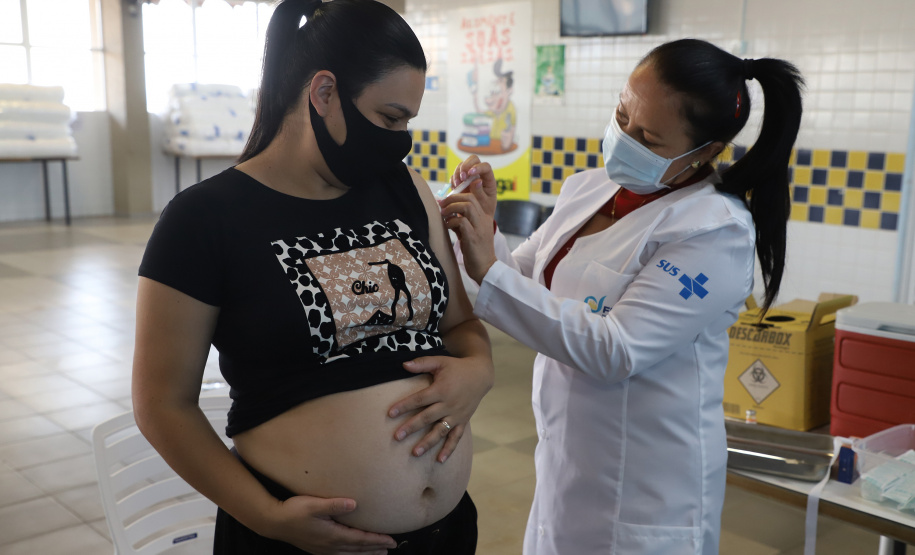 Paraná ultrapassa 50% do grupo prioritário vacinado com a primeira dose contra a Covid . Foto:Ari Dias/AEN