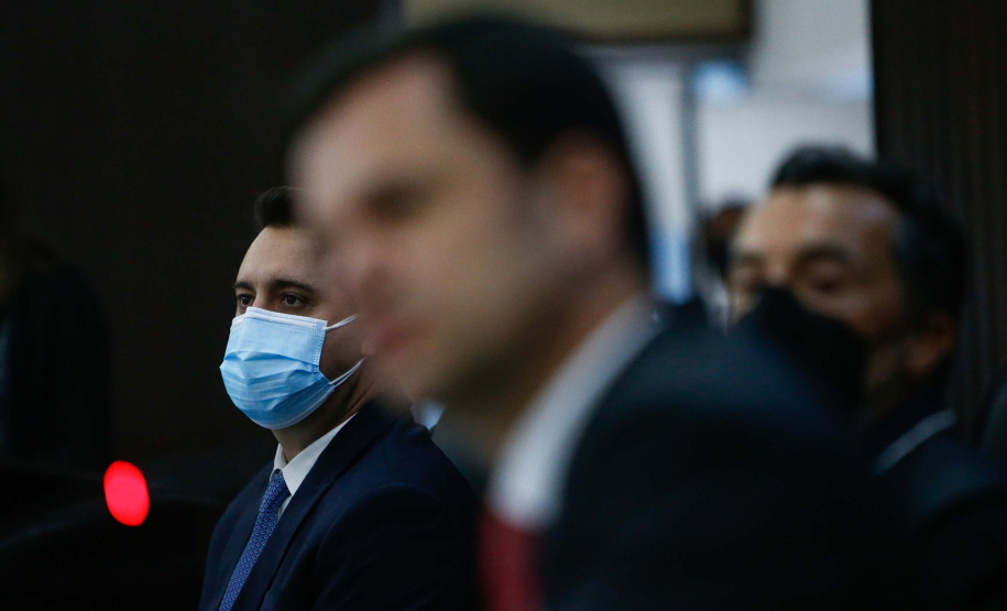 O governador Carlos Massa Ratinho Junior participou nesta segunda-feira (31) do lançamento da Escola Judicial do Paraná (Ejud-PR). Foto: Jonathan Campos/AEN